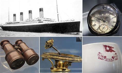 Treasures from the deep: Titanic artifacts to go up for auction 100 ...