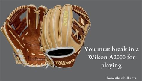 How To Break In Wilson A2000 Outfield Glove | Honest Baseball