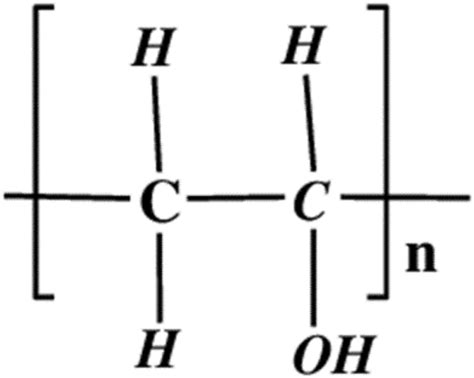 Chemical structure of polyvinyl alcohol (PVA) [2] | Download Scientific Diagram