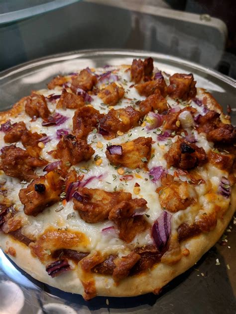 [Homemade] BBQ Chicken Pizza : food