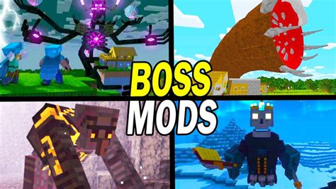 30 EPIC Minecraft BOSS Mods (Forge & Fabric) - YouTube