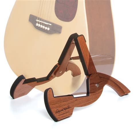 Deluxe Compact Folding Wood Guitar Stand - The Fox Shop