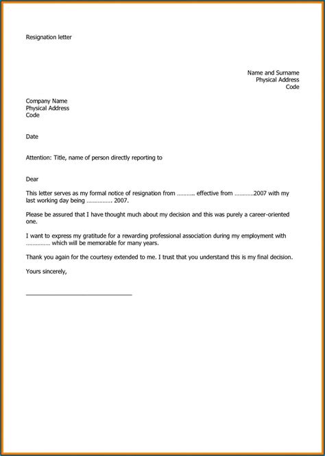 Sample Letter To Get Job Back After Resigning - Hairstylelist