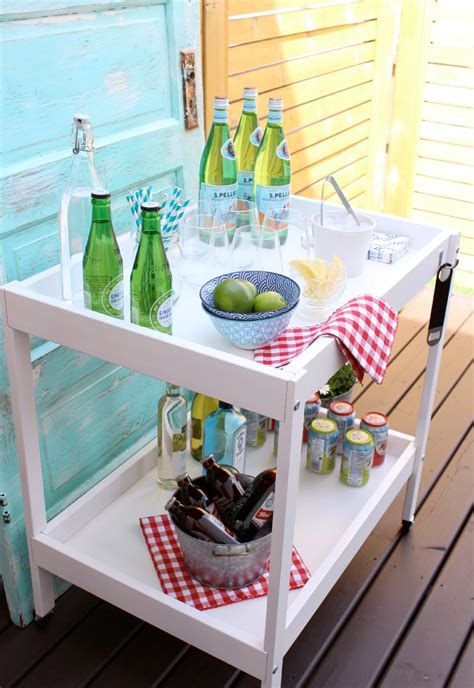 DIY Bar Cart for Outdoor Entertaining - Satori Design for Living