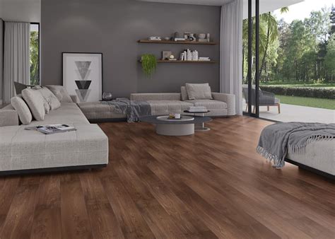Dream Home 12mm Bronzed Oak Waterproof Laminate Flooring 7.36 in. Width x 52.75 in. Length | LL ...