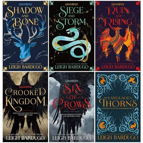 Leigh Bardugo Grisha and Six of Crows Series 6 Books Collection Set ...