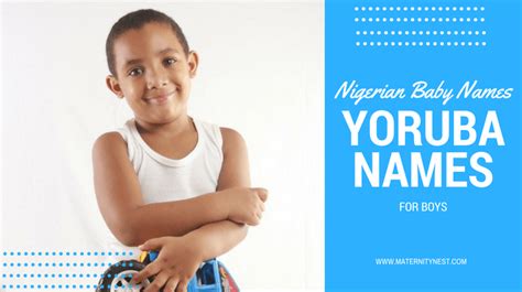 Nigerian Baby Names: 180 Yoruba names for boys and their meanings ...