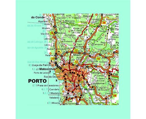 Maps of Porto | Collection of maps of Porto city | Portugal | Europe | Mapsland | Maps of the World