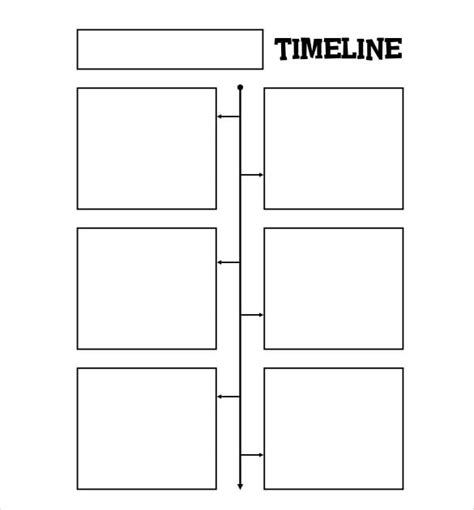 Blank History Timeline Template For Kids