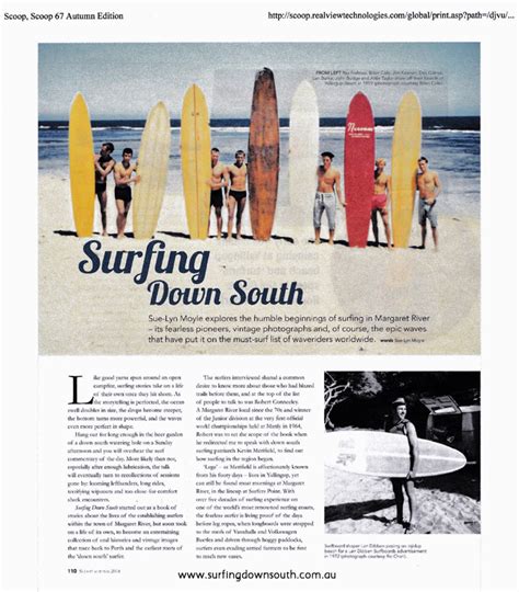 2014 Thank you Scoop Magazine – Autumn Edition – Surfing Down South