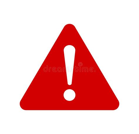 Red Exclamation Caution Sign Stock Illustrations – 6,519 Red ...