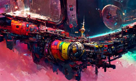 Sci-fi Space station by RasrGallery on DeviantArt