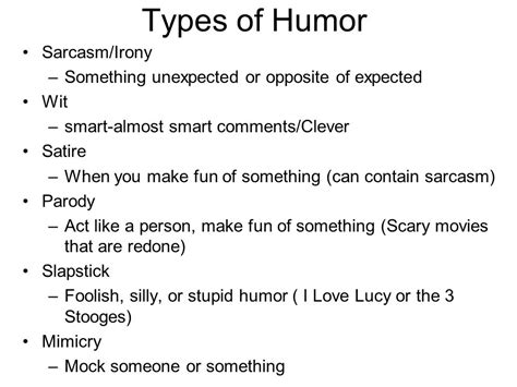 Mbti Humor Types