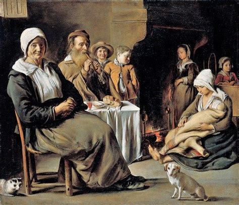 17th century french peasants by Le Nain brothers | Baroque painting ...