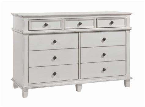 Carolina White Farmhouse Dresser - KFROOMS