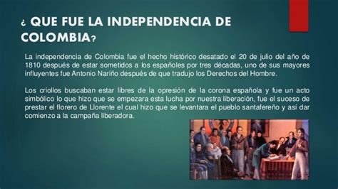 Independencia de colombia