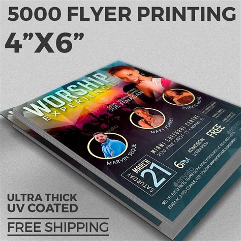 Our Flyers Are Printed in Full Color on 16pt Ultra Thick C2S Paper & GLOSS UV COATED! 4x6 ...