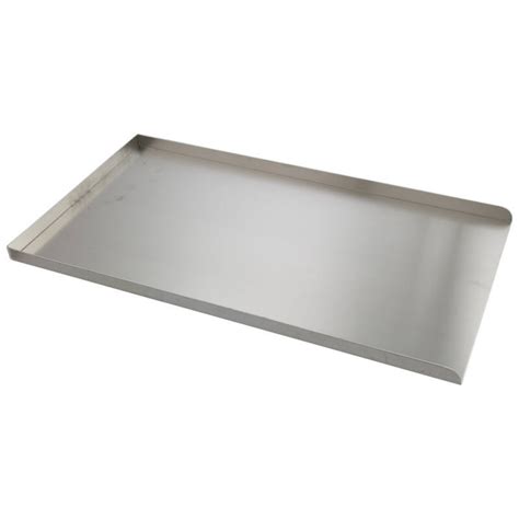 16" Aluminium Sheet Baking Tray - 3 Sided Commercial Bakers Pan