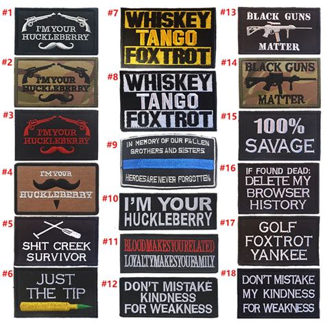 Embroidery Patch Funny Words Military Patches Tactical Combat Emblem ...