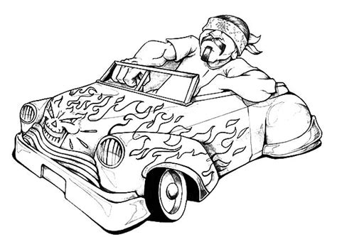 Cholo Lowrider Coloring Pages Coloring Pages