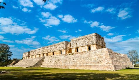 Governor`s Palace at Uxmal in Mexico Stock Photo - Image of monument, maya: 145964692