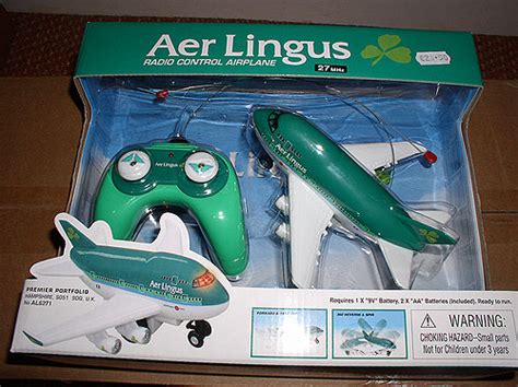 Irish Toy Models - Aer Lingus Die-cast Radio Control Airplane 27MHz