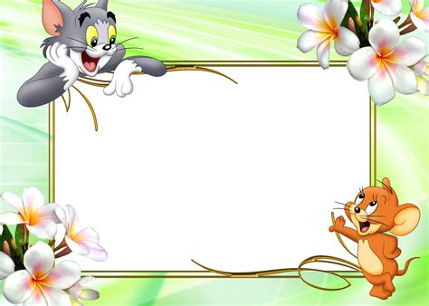 Tom and jerry cartoon, Kids frame, Boarders and frames