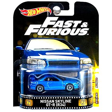 Hot Wheels Retro Entertainment Fast Furious Nissan Skyline Gt R R | My ...