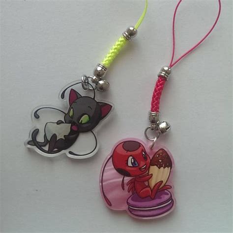 Items similar to 1.25" Acrylic Miraculous Ladybug Charms on Etsy