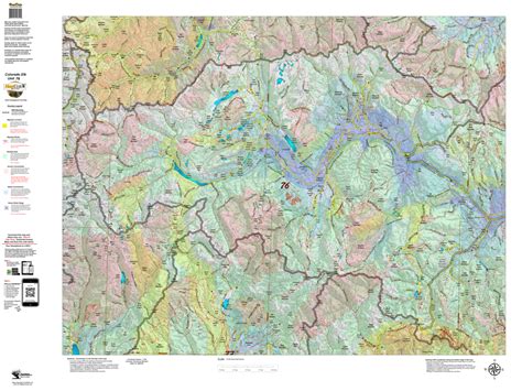 Colorado Elk Concentration Maps. - Hunt Data