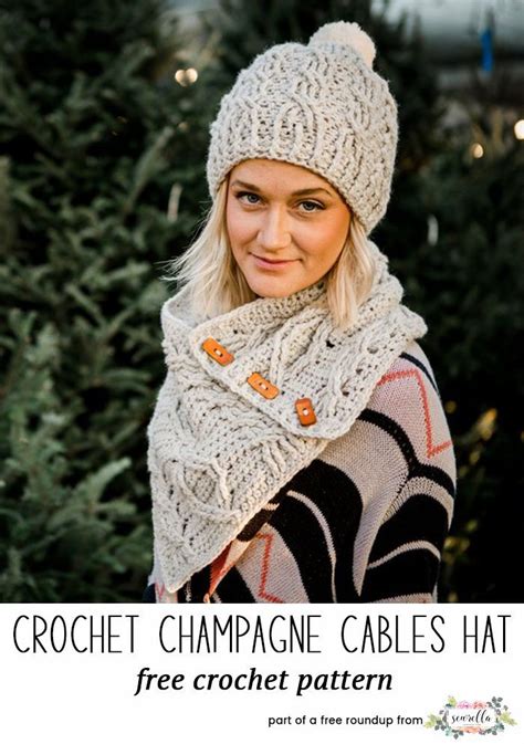 20 Crochet Cable Hat Free Pattern - Home and Garden Digest