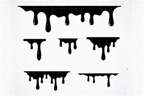 Dripping Borders Svg Dripping Svg Dripping Borders Cut Files Dripping | Images and Photos finder