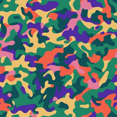 Premium Vector | Camouflage patterns seamless camo pattern army design