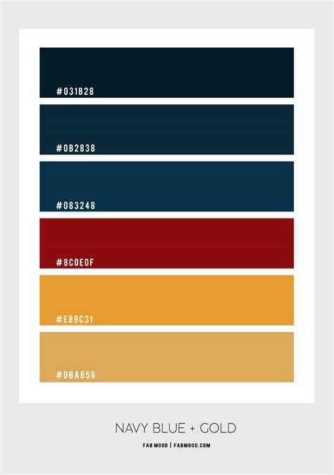 Navy Blue and gold color scheme – Color Palette #69 1 - Fab Mood | Wedding Color, Haircuts ...