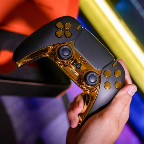 BLACK GOLD PS5 CUSTOM MODDED CONTROLLER | ModdedZone