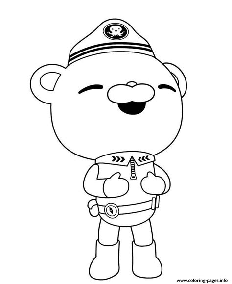 Captain Barnacles Octonauts Coloring page Printable