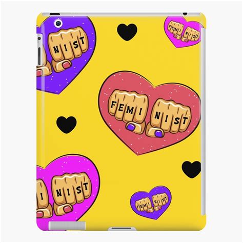 "Feminist Fist Women empowerment Pattern Pack" iPad Case & Skin by mindybubble | Redbubble