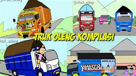 Gambar Truk Oleng Animasi