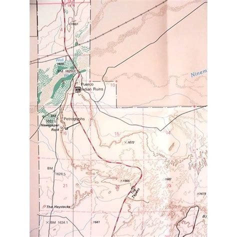 Petrified Forest National Park Topographical Map | PFMA