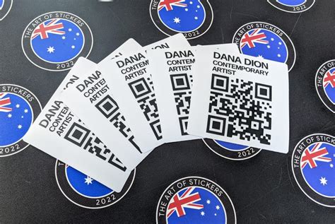 Custom Printed QR Code Stickers for Business – The Art of Stickers – Australia