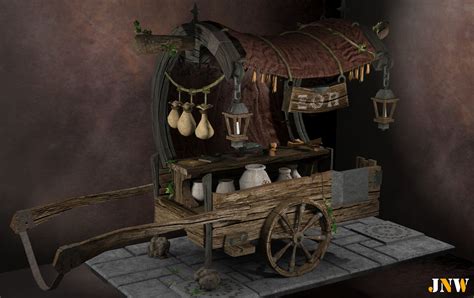 Medieval Cart, Junwoo park on ArtStation at https://www.artstation.com/artwork/W2yAX | Game ...