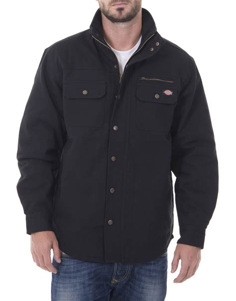 Men's Long Sleeve Quilted Shirt Jacket - Dickies US