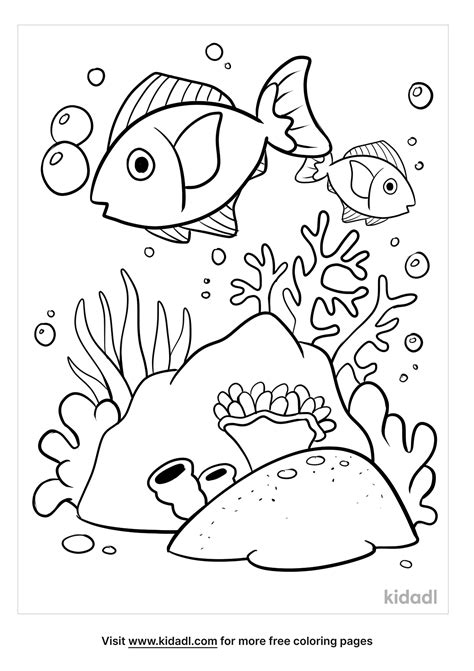 Coloring Pages Of Coral Reef Fish