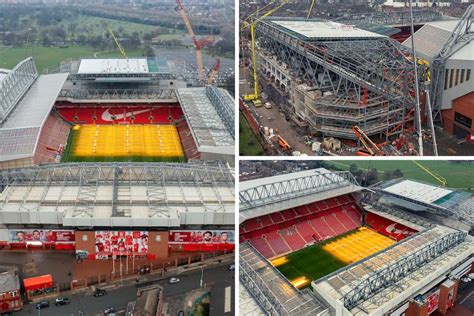 15 new Anfield Road expansion photos as stand continues to take shape ...