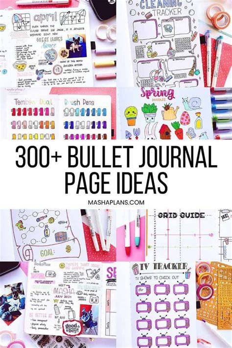 31 Fun And Simple Bullet Journal Page Ideas Masha Plans, 58% OFF