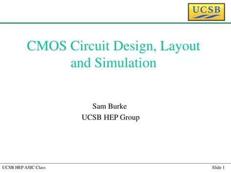 PPT - CMOS Circuit Design, Layout and Simulation PowerPoint ...