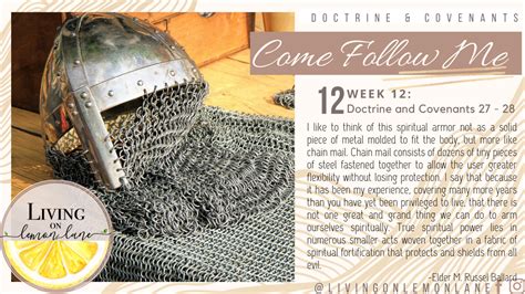 COME FOLLOW ME: DOCTRINE AND COVENANTS – TEACHING IDEAS & RESOURCES | D&C 27 – 28