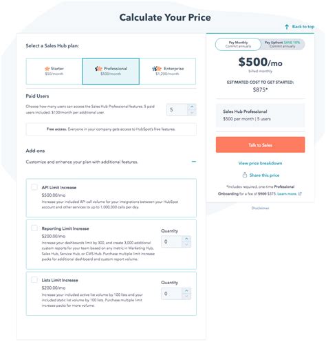 HubSpot Pricing 2022 Explained – Encharge