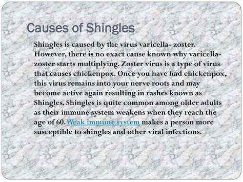 Ppt Shingles Symptoms Risk Factors Causes Diagnosis And Treatment | Hot Sex Picture