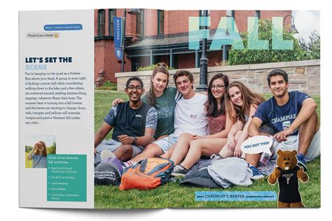 Champlain College Admissions Brochure Graphic Design | Pluck